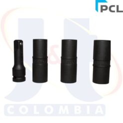 JUEGO COPAS CUADRANTE 1/2" PCL 4 PIEZAS