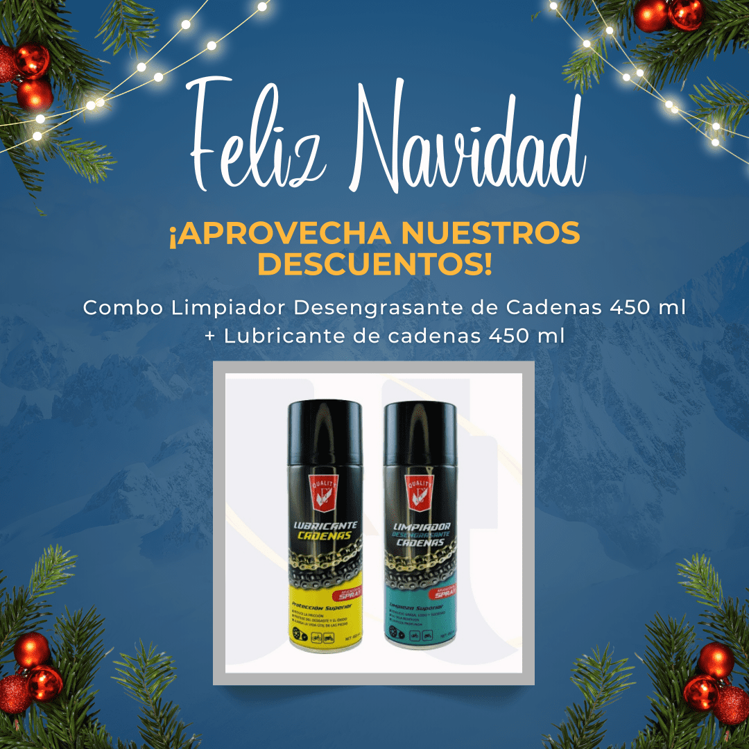 LUBRICANTE CADENAS + LIMPIADOR CADENAS 450 ML