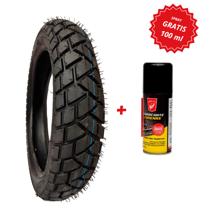 LLANTA MOTO 130 70 17 TL D1331 KOREK - Imagen 3
