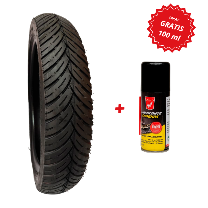 LLANTA MOTO 120 80 17 TL D1360 KOREK - Imagen 3