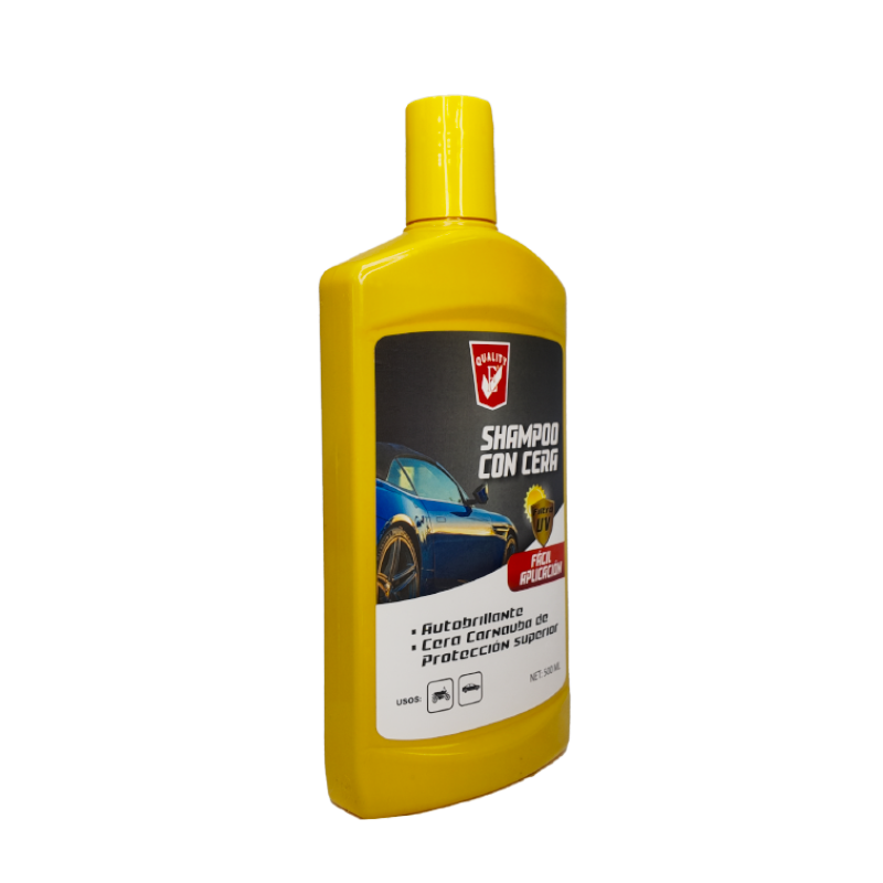 SHAMPOO CON CERA QUALITY E 500 ML - Imagen 2