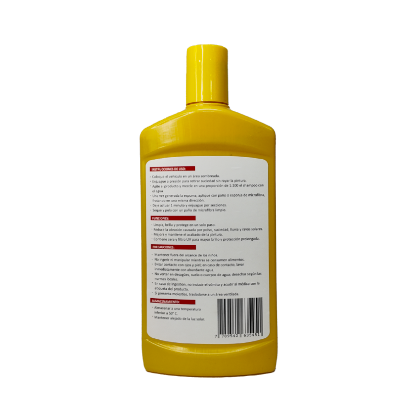 SHAMPOO CON CERA QUALITY E 500 ML - Imagen 4
