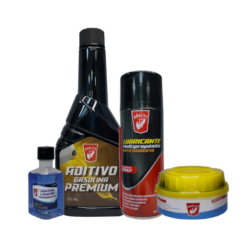 Pack Aditivo, Limpiaparabrisas, Lubricante Y Cera Carnauba Quality E