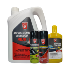 Kit Refrigerante, Silicona, Lubri-multi Y Shampoo Con Cera Quality E